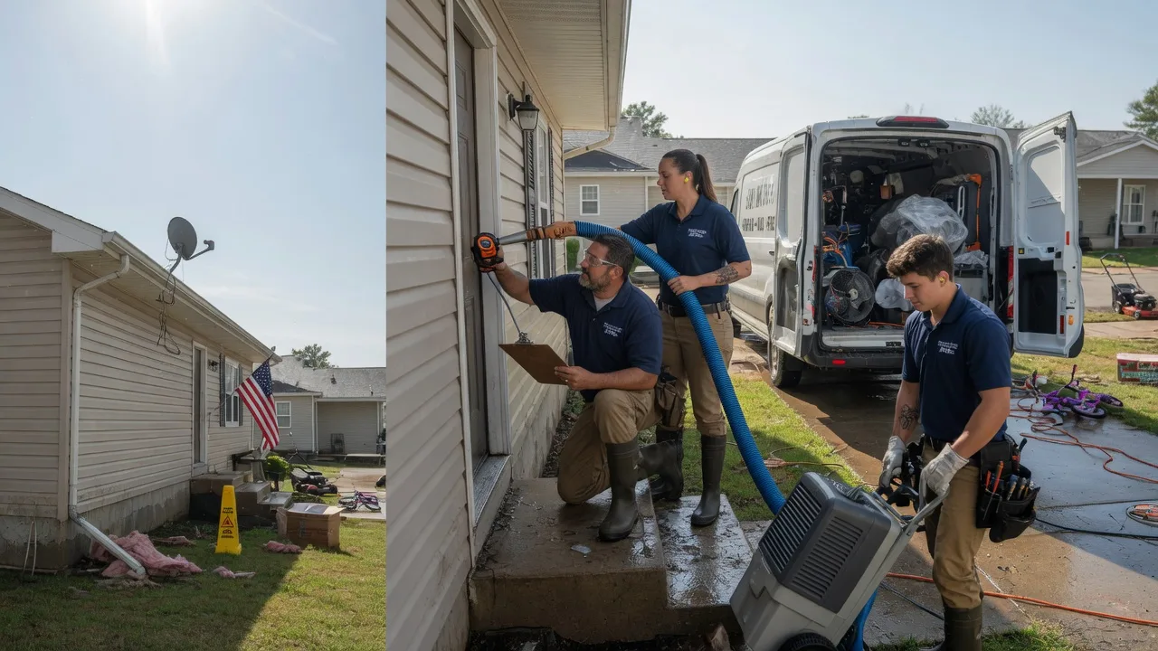 Ceiling Water Damage Restoration in Marksville, LA near me